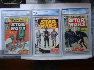 Star Wars 40/42/44 (marvel 80/81) All Cgc 9.  8 White Pages