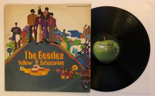 The Beatles - Yellow Submarine - 1969 Us Apple 1st Press Vg,  Ultrasonic
