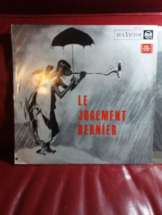 Alessandro Cicognini Le Jugement Dernier Rare French 1961 Lp In Near Cond.