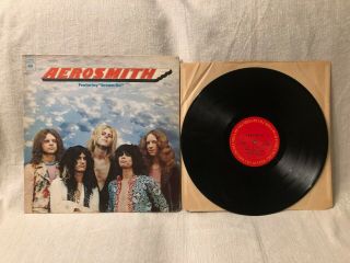 1973 Aerosmith Self Titled Debut Lp Vinyl Album Columbia Records Pc 32005 Ex/vg