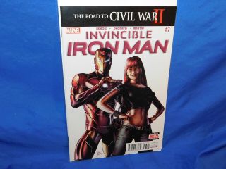 Invincible Iron Man 7 1st Riri Williams Iron Heart Key 1st Print Marvel Comics