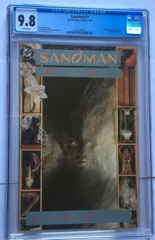 Sandman 1 Cgc 9.  8 White Pages Neil Gaiman Netflix Show In The