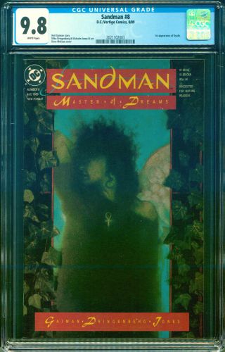 Sandman 8 Cgc 9.  8 Nm/m (2nd Series,  1989,  Neil Gaiman)
