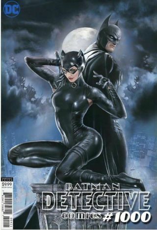 Detective Comics 1000 Sanders Variant Nm Batman Who Laughs Arkham Catwoman Dc