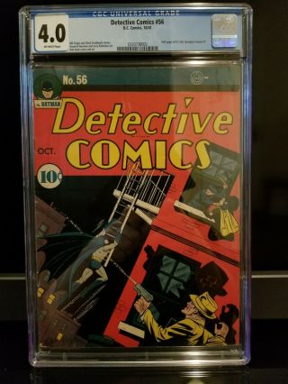 Detective Comics 56 (oct 1941,  Dc) Cgc