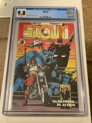 Scout 1 Cgc 9.  8 White Pages Eclipse Comics Timothy Truman