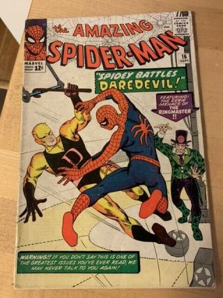 Spider - Man 16 Good (gd) Early Daredevil