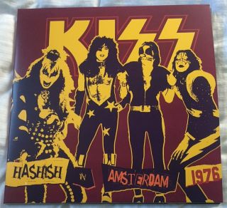 Kiss Alive In Amsterdam Live Europe 1976 Orange Vinyl 2 Posters Booklet