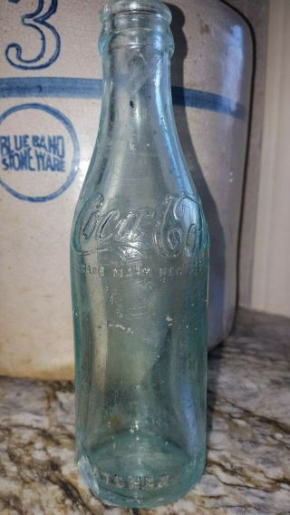 Natchez Mississippi Straight Sided Coca - Cola Bottle