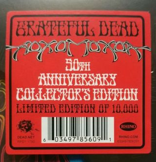 Grateful Dead AOXOMOXOA 50th Annv.  Collector ' s Edition VINYL PICTURE DISC LP 2
