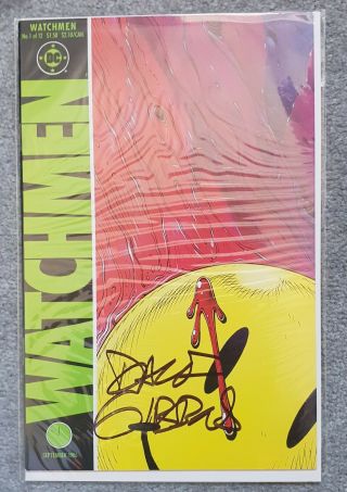 Watchmen Complete Set 1 - 12 Full Run.  Dave Gibbons Signed