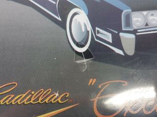 Cadillac Excellence Through the Years Tin Sign - - Predrilled holes 5