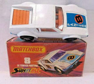Matchbox Superfast No.  8 De Tomaso Pantera - Car Is - L1