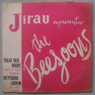 The Beezoons - " Treat Hear Right " Obscure Mod Garage Rock 1967 Brazil 7 " 45 Hear