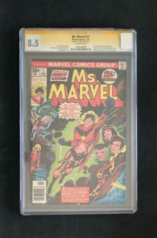 Ms Marvel 1 Cgc Ss 8.  5 Stan Lee 1st Carol Danvers Captain Avengers Hero