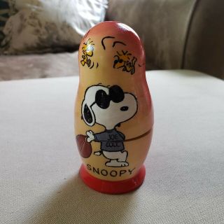 Peanuts Snoopy And Woodstock Nesting Dolls.  Golden Cockerel Of Russia.  2007