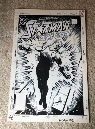 Starman 11 Cover Tom Lyle June 1989 Signed Dc Comics