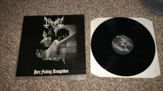 Mayhem - Pure Fucking Armageddon Lp Dsp Satyricon Venom Darkthrone Limited 333