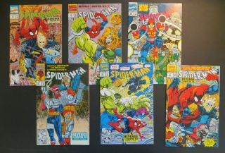 Spider - Man 18 - 23 Nm/vf Revenge Of The Sinister Six Hulk Ghost Rider Nova Marvel