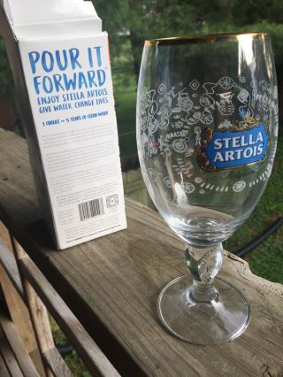 Stella Artois Better World 2019 Limited Edition Tanzania Chalice Glass Beer 5