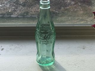 Vintage Coca Cola Hobbleskirt 6 Oz Bottle Great Falls,  Mt.  Pat:d - 105529