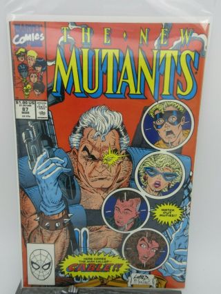 The Mutants 87 (1990) Vf 1st Appearance Of Cable,  1st Print Printing