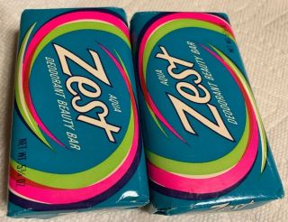 Vintage Zest Deodorant Beauty Bar Soap 1970 