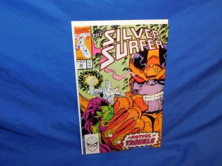 Marvel Comics Silver Surfer 44 Thanos 1st Appearancde Of The Infinity Gauntlet