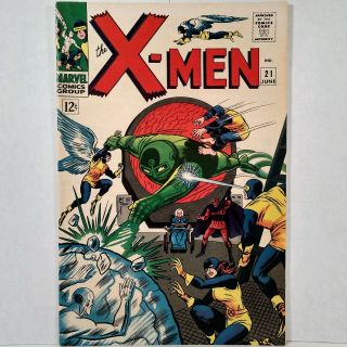 The X - Men - Vol.  1,  No.  21 - Marvel Comics Group - June 1966 -
