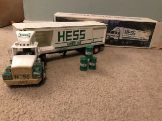 1987 Hess Truck With Fuel Cans