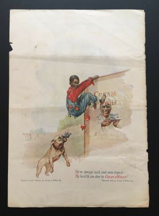 Cream Of Wheat November 1916 Advertisement