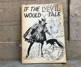 Vintage “ If The Devil Would Talk” Comic Book 1950 Black & White