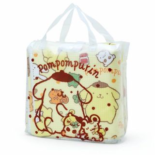 Pom Pom Purin Thick Picnic Mat With Bag Kawaii Sanrio F/s From Japan