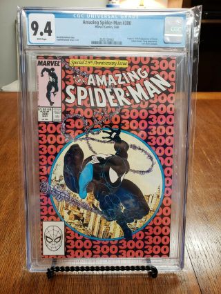 The Spider - Man 300 (may 1988,  Marvel) Cgc 9.  4 Wow White Pages