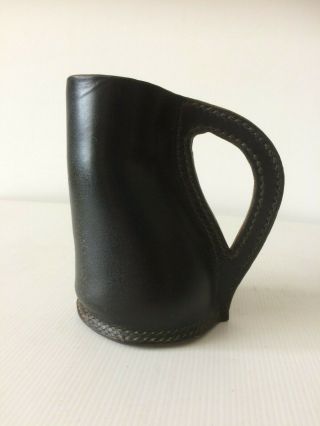 Vintage/antique Leather Mug Tankard