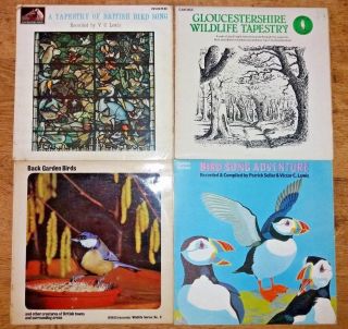 4 X Bird Song & Wildlife Vinyl Lp Album Records Inc.  Gloucestershire Tapestry