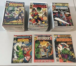 Defenders 1 - 152,  Marvel Feature 3,  King Size Annual 1