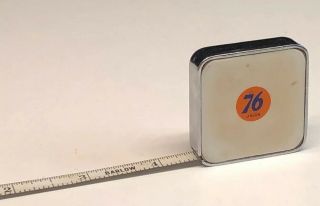 Vintage 1950s 1960s Union 76 Gasoline Advertising Barlow Tape Measure
