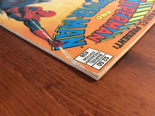 Superman and Spider - Man 1981 DC Marvel Present Treasury Edition 28 3
