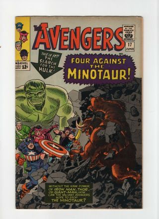 Avengers 17 Vf 8.  0 Marvel Comic Hulk App Iron Man Captain America
