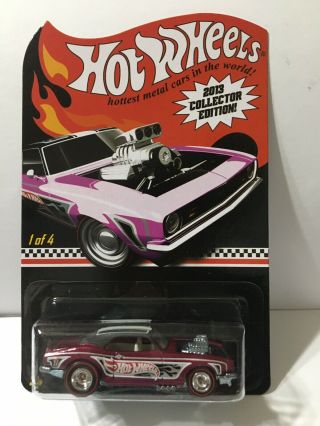 Hot Wheels (2013 Collector Edition) Heavy Chevy With Redline Real Riders.  Sweet