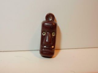 Vintage Easter Island Statue Charm Gumball Machine Cracker Jack Prize Premium
