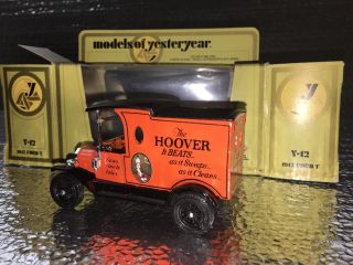 Matchbox MODELS OF YESTERYEAR Y - 12 Lesney Co.  1912 Ford Model T - Hoover Van EUC 3
