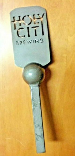 Rare Holy City Brewing S.  C.  11 - 1/2 " Tall Metal Beer Tap Handle