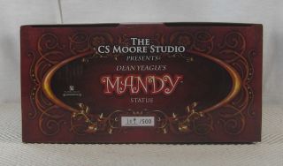 CS Moore Mandy and Skoots Statue 304/500 Clayburn Moore Dean Yeagle 9