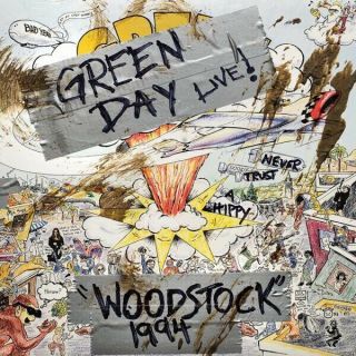 Green Day Woodstock 1994 Vinyl Lp Limited Edition Record Store Day 2019