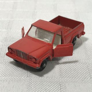 Lesney Matchbox Jeep Gladiator Pickup No 71 Red 1964 Vintage