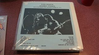 Van Halen Atomic Punks Lp Live Pasadena Civic Auditorium 12/20/77 Vg,  Vinyl Tmoq