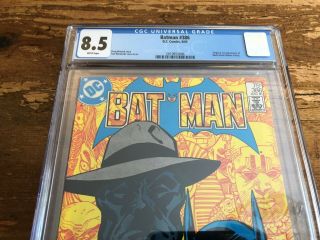 Batman 386 KEY ISSUE 1st APPEARANCE AND ORIGIN OF BLACK MASK CGC 8.  5 DC COMICS 2