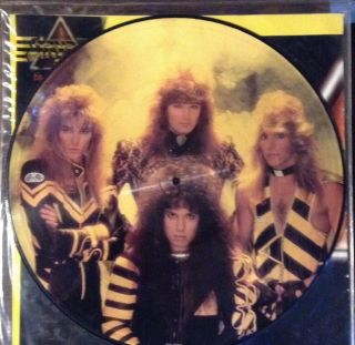 Stryper To Hell With The Devil Picture Disc Record With Poster